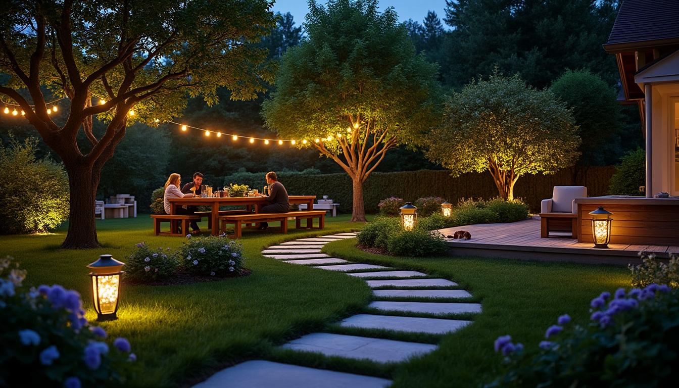 Illustration: Les différents types d’éclairages extérieurs pour illuminer son jardin