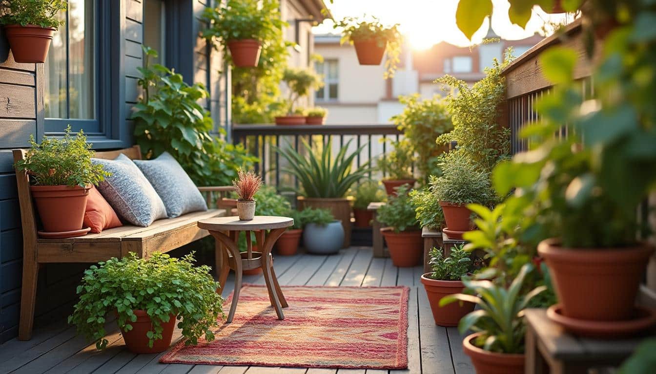 Astuces pour optimiser l’espace avec des pots : guide complet terrasse et balcon