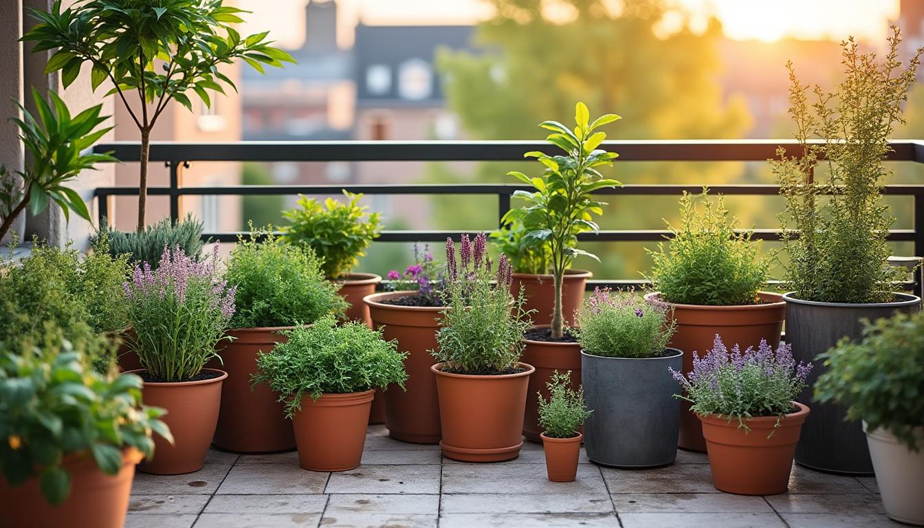 Illustration: Choisir le type, la forme et la taille des pots de jardin pour un balcon