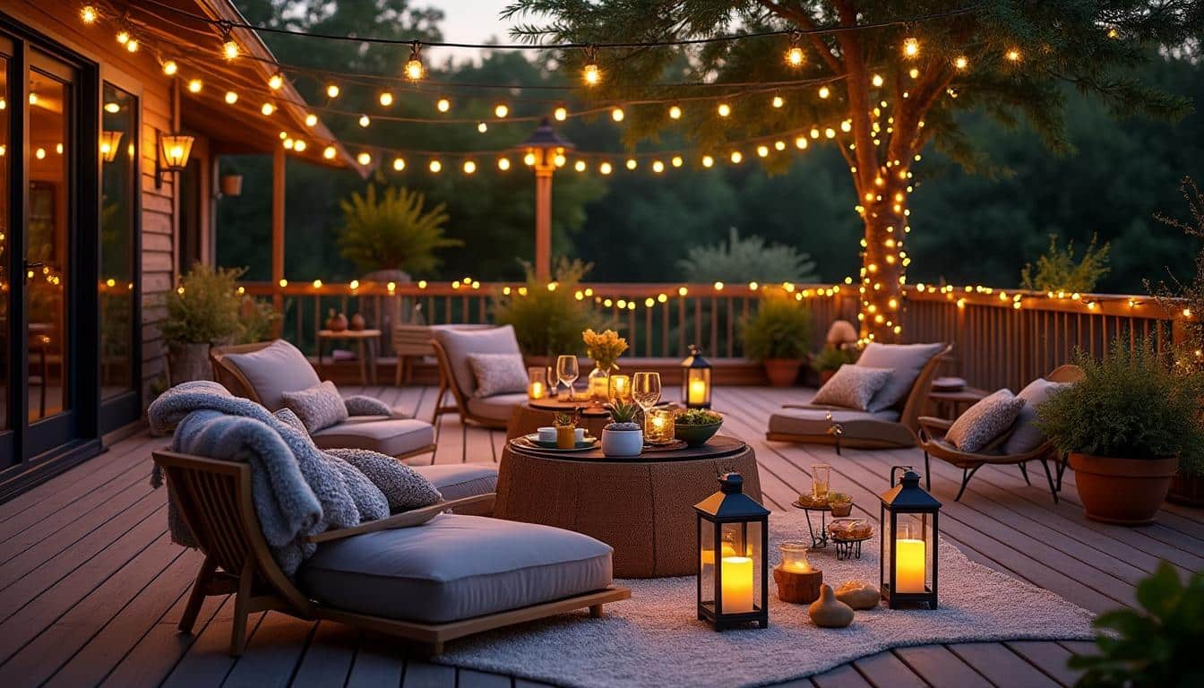 Comment créer une ambiance lumineuse extérieure : conseils et idées