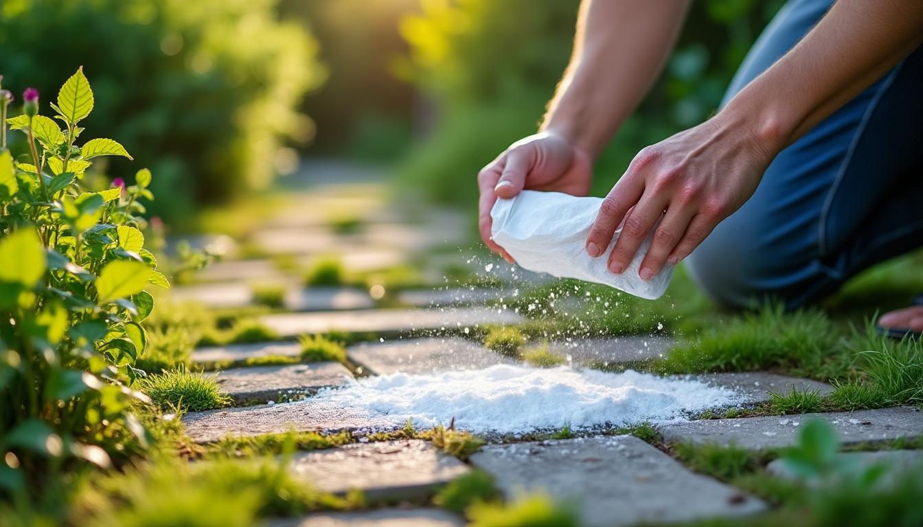 Illustration: Définition et principe du désherbage au bicarbonate de soude