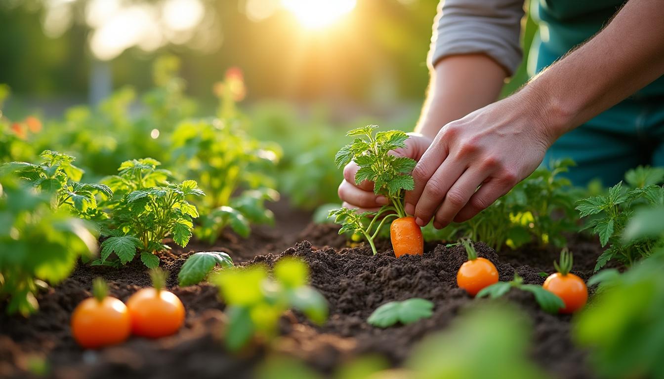 Illustration: Comprendre les adventices et leur rôle dans le désherbage sans effort au potager
