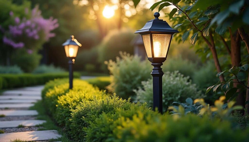 Différences entre lampes solaires et électriques pour le jardin : guide complet