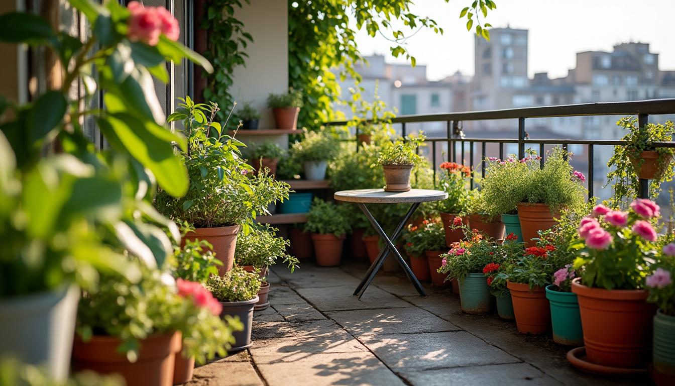 Illustration: Principes de base pour réussir la disposition de pots sur balcon