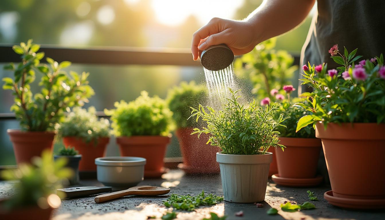 Illustration: Introduction au guide d’entretien des plantes en pot à l’extérieur