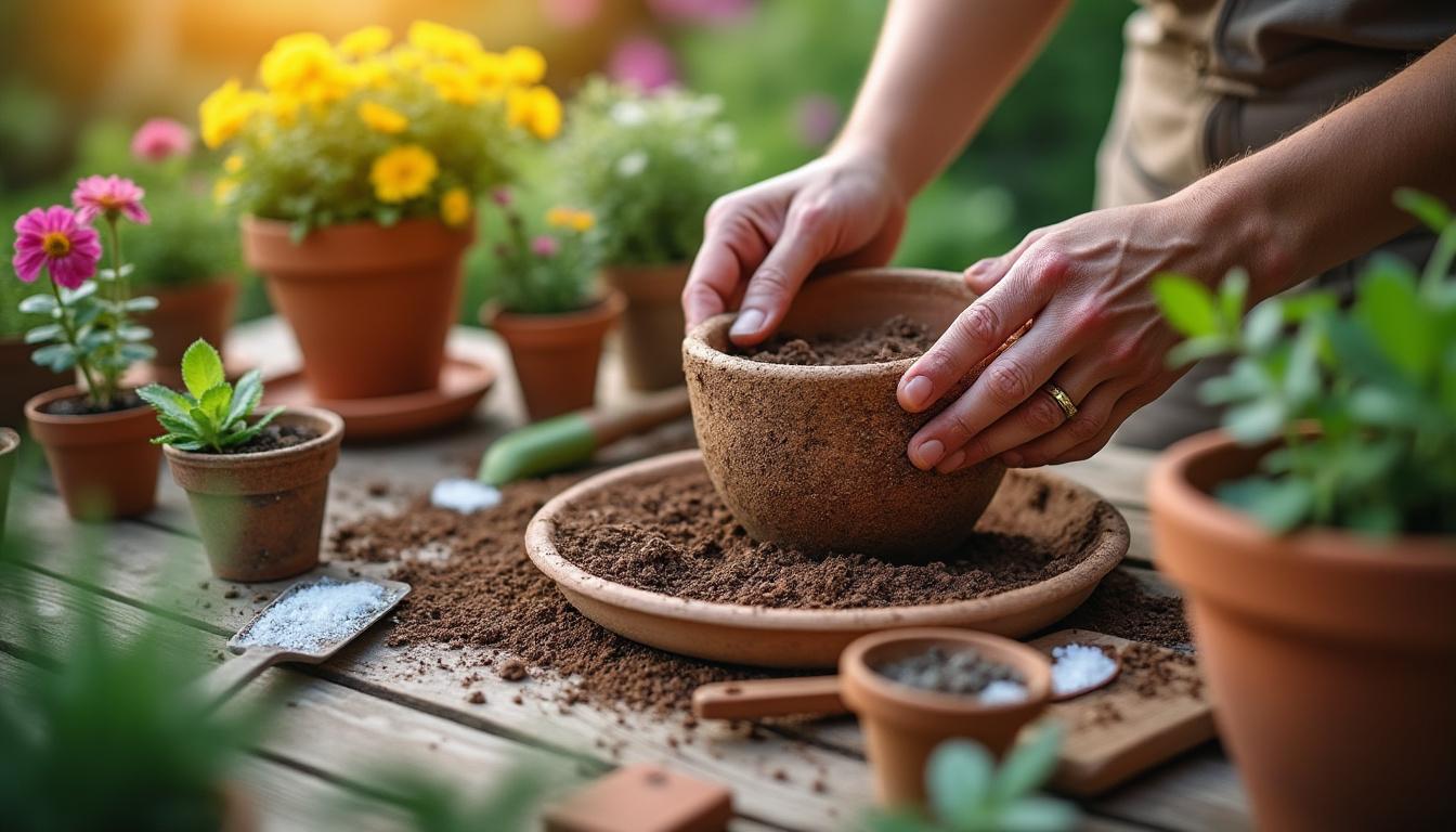Illustration: Choix du contenant et du substrat pour les plantes en pot à l’extérieur