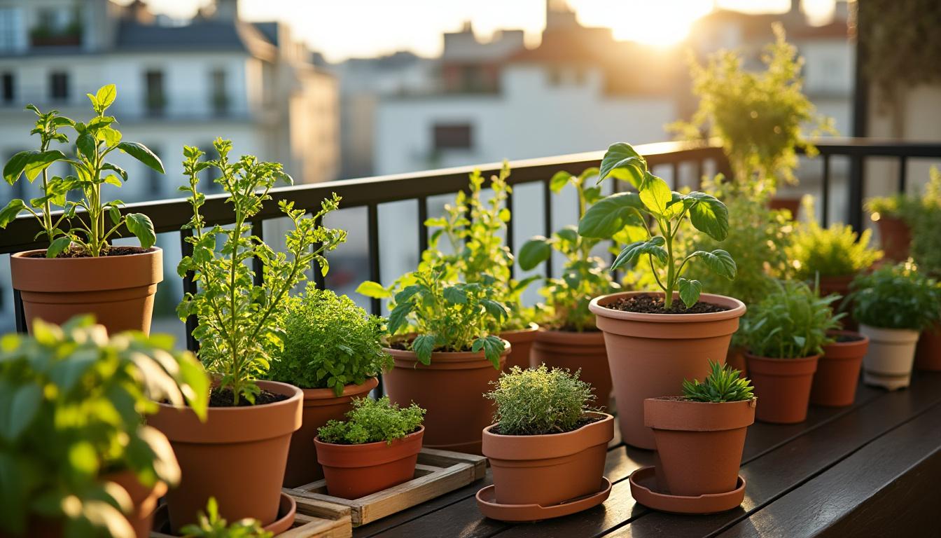 Illustration: Bien choisir ses pots pour un potager urbain réussi
