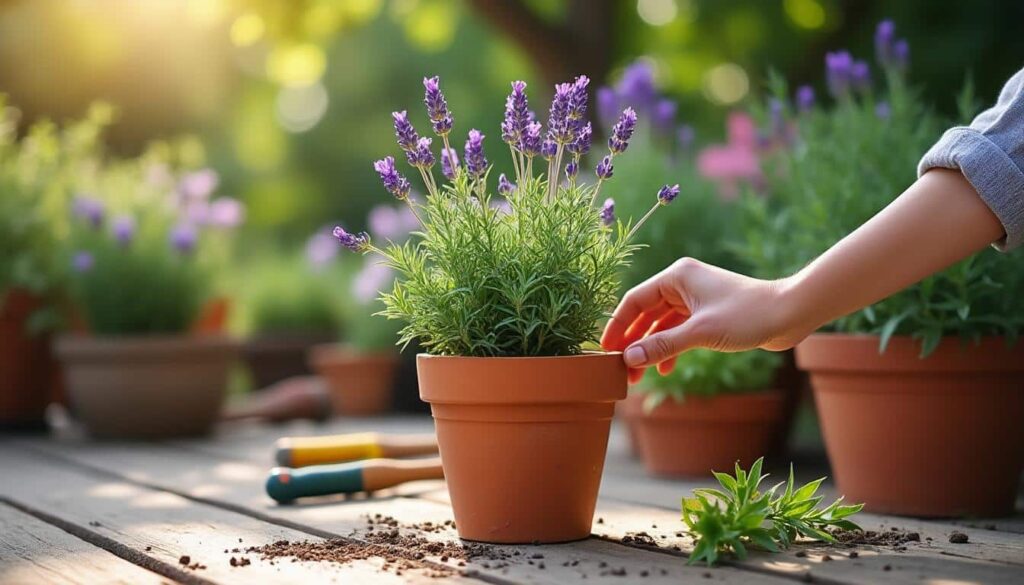 Arrosage de la lavande en pot : conseils pour une floraison réussie