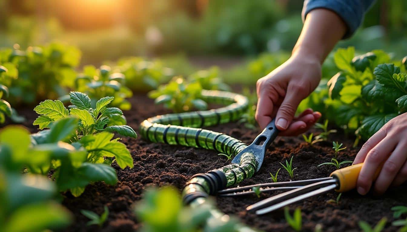 Illustration: Définition et principe de l’arrosage au tuyau goutte à goutte