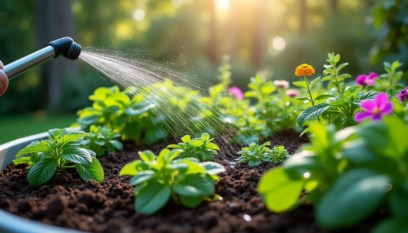 Illustration: Besoins en eau des plantes pour l’arrosage dans une serre