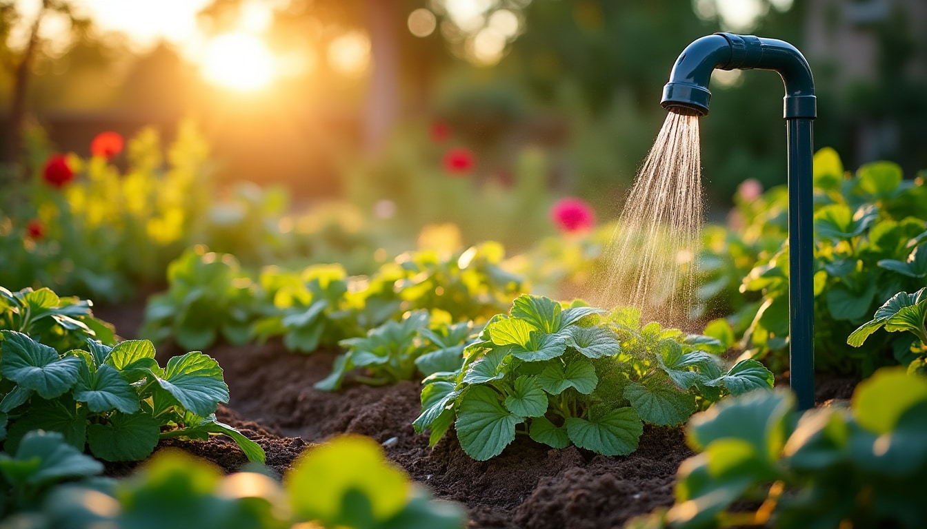 Illustration: Les avantages et inconvénients de l’arrosage goutte à goutte sans pression