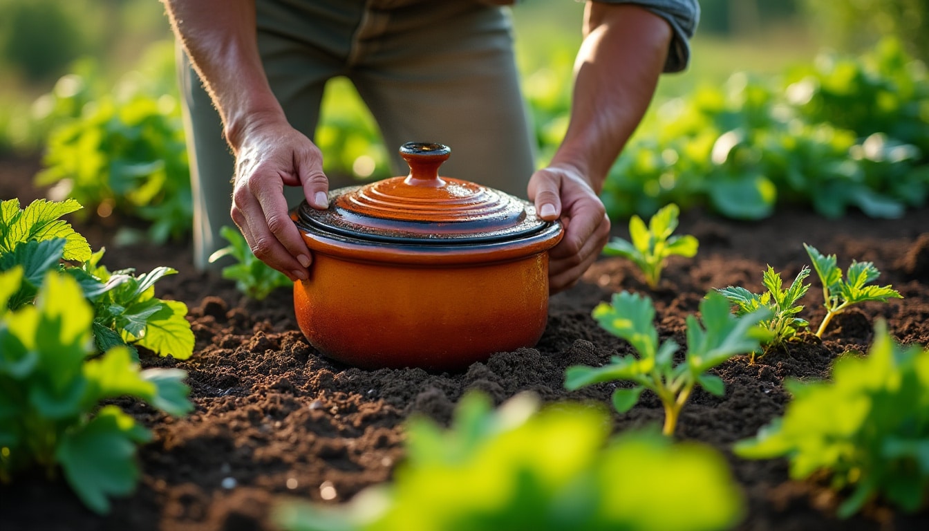 Illustration: Avantages et bénéfices des ollas d’arrosage pour le jardinier