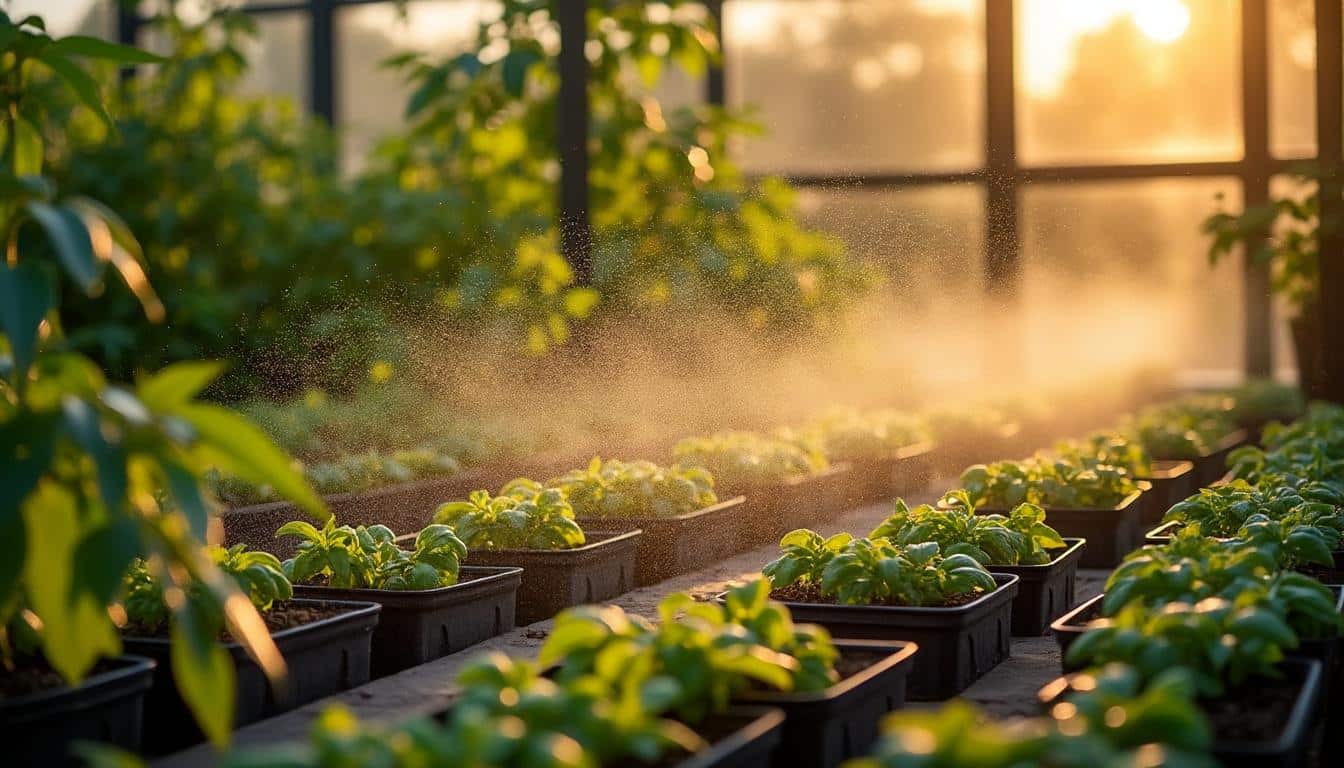 Illustration: Zoom sur les différents systèmes d’arrosage automatique à adopter en serre