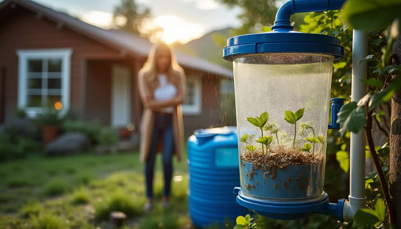 Illustration: Les secrets d’une filtration efficace pour l’arrosage récupéré de la pluie