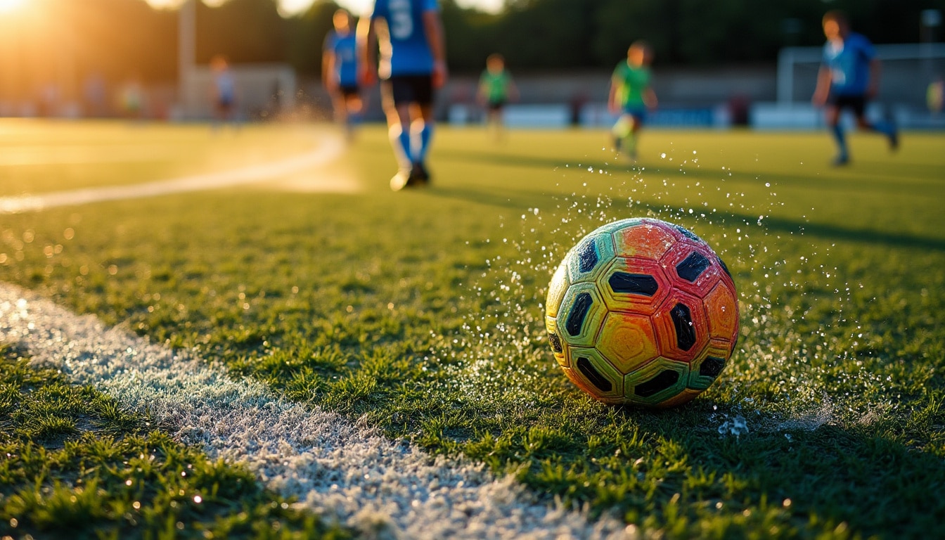 Illustration: Importance de l’arrosage du terrain de foot pour la qualité du jeu et du gazon