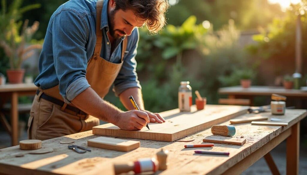 Fabriquer une table en bois de jardin : guide complet et astuces