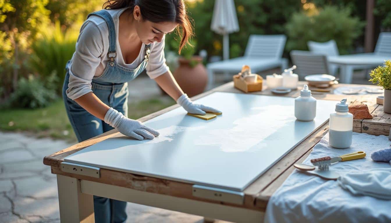 Illustration: Peut-on vraiment peindre une table de jardin en plastique ? Les conditions pour réussir