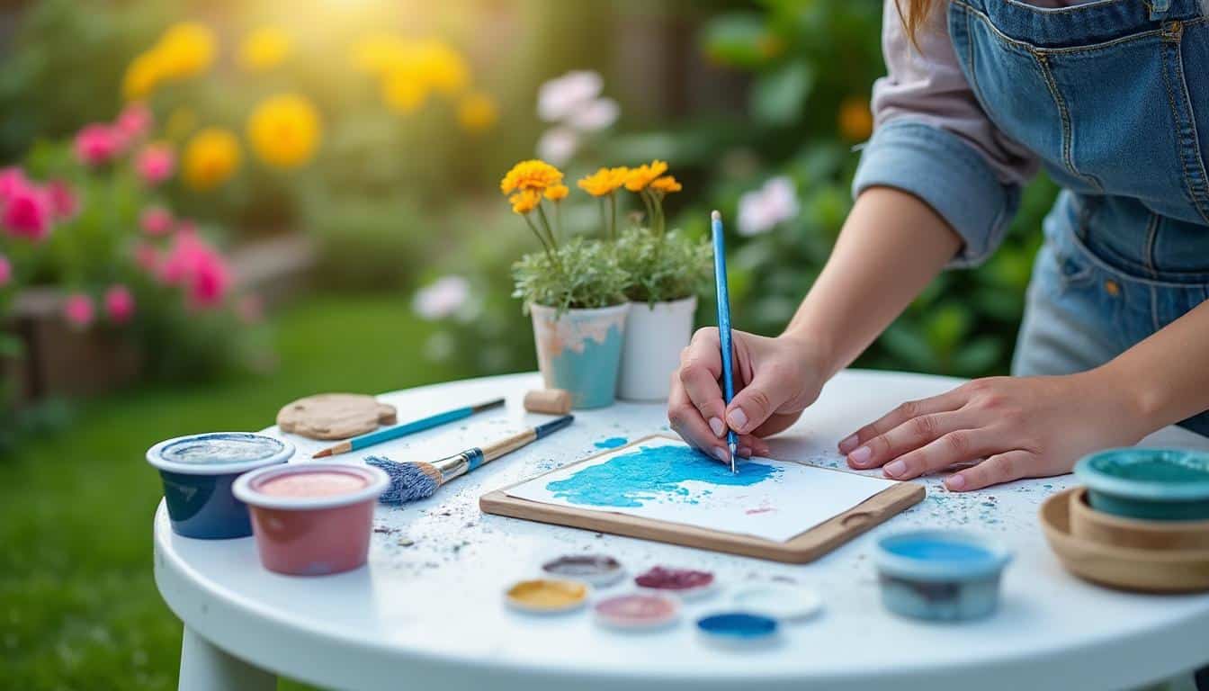 Peindre une table de jardin en plastique : guide facile et astuces pro