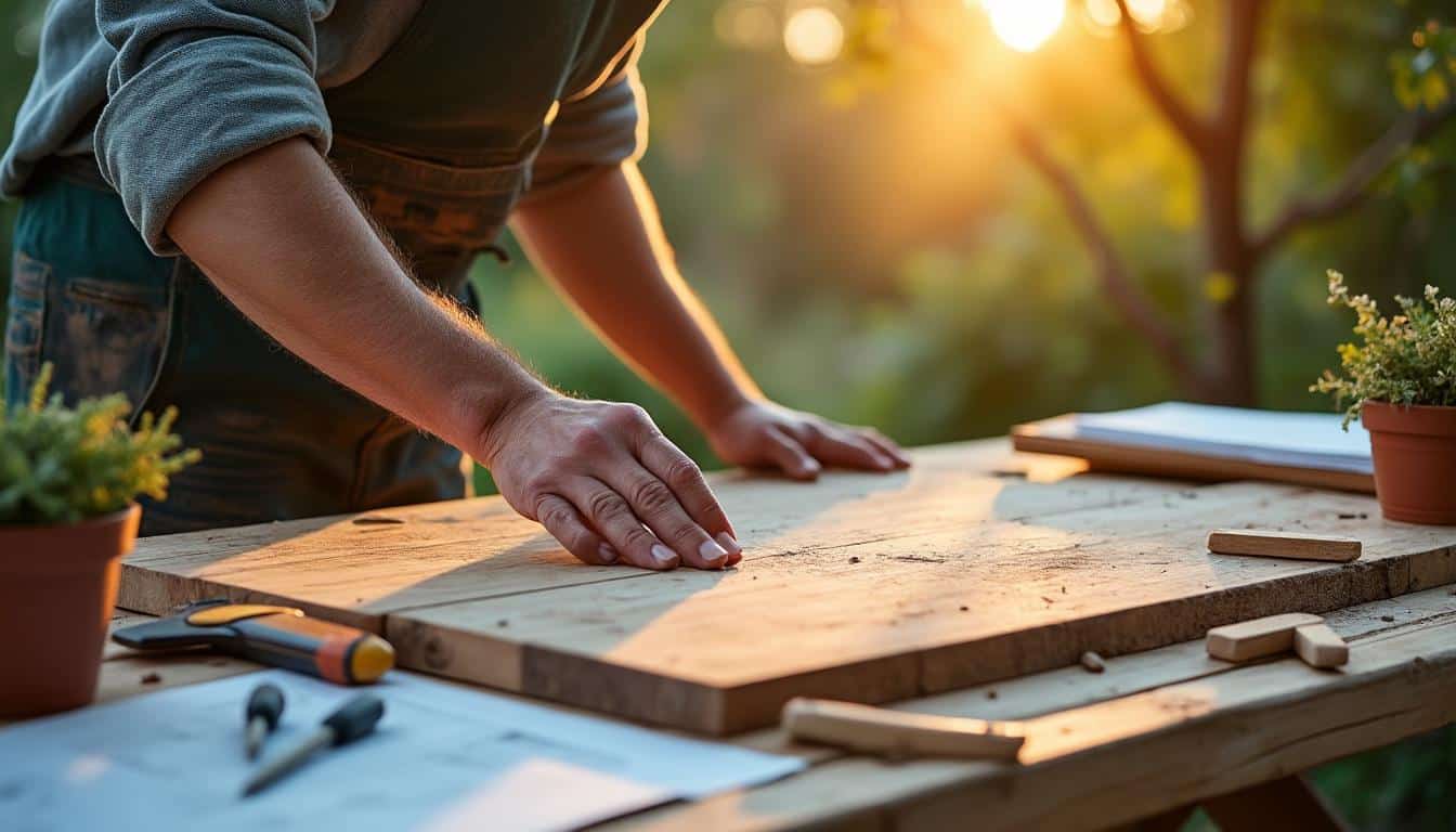 Illustration: Tutoriel étape par étape : fabriquer et personnaliser une table de jardin en bois durable