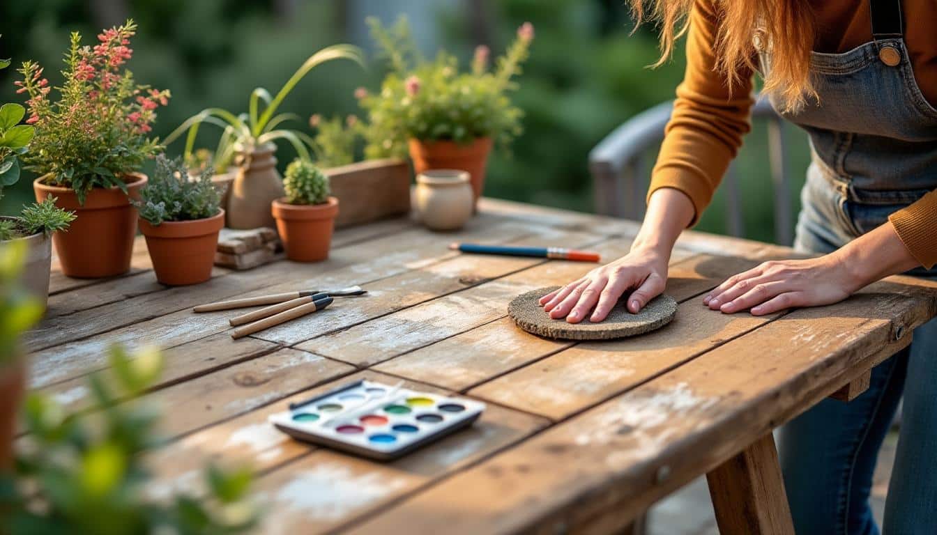 Illustration: Découvrir le potentiel du touret pour relooker et transformer en table de jardin
