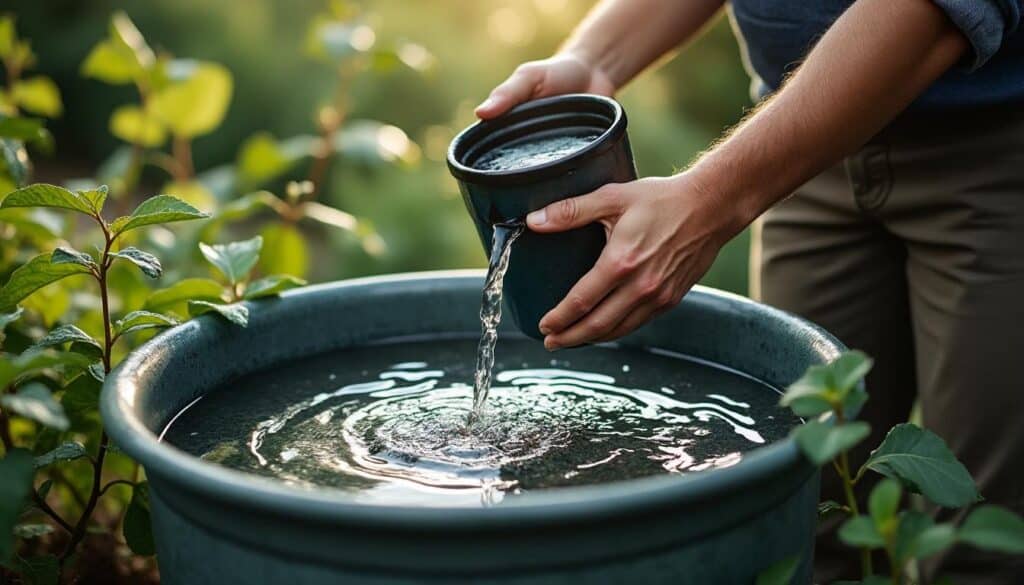 Arrosage récup avec arrosoir à remplissage rapide : astuces et avantages