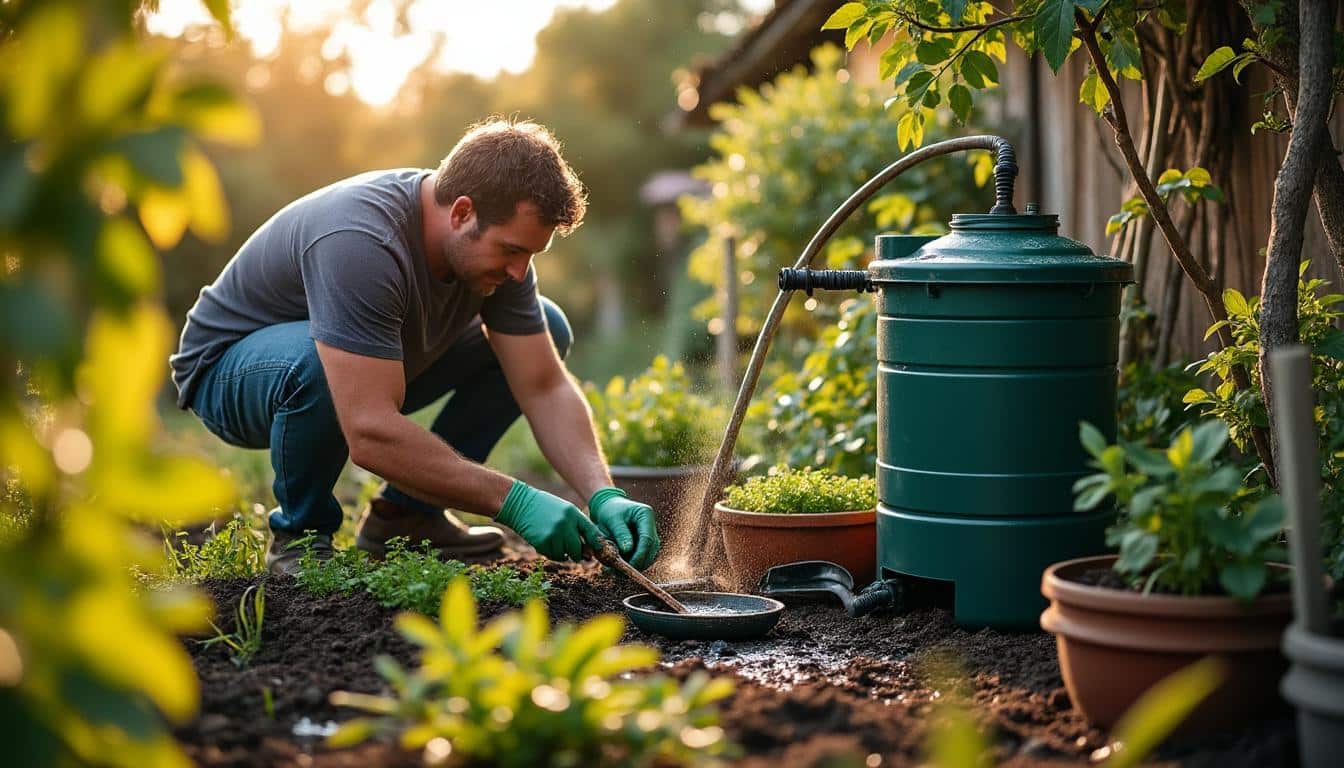 Illustration: Installer un système d’arrosage avec récup bac surverse : mode d’emploi étape par étape