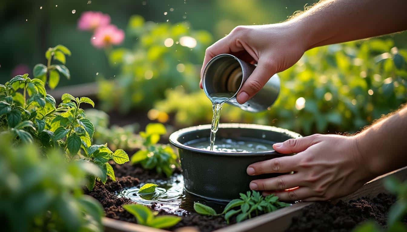 Arrosage avec récup eau pour plantation au printemps : fréquence idéale
