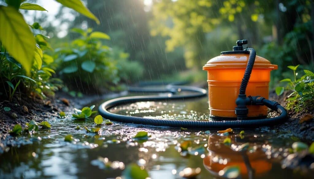 Arrosage avec récupération de pluie et stockage long : guide complet