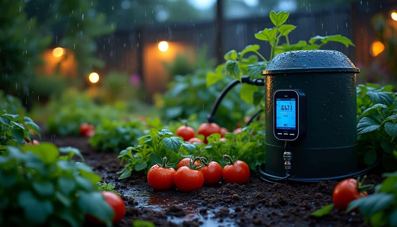 Illustration: Les systèmes de récupération d’eau et leur intégration dans l’arrosage programmé du potager