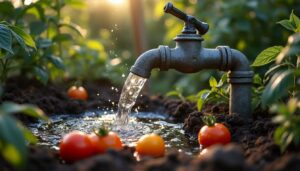 Arrosage par récupération avec robinet gravité : maîtrisez le débit