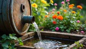 Arrosage avec récupérateur : gestion du débordement du tonneau efficace