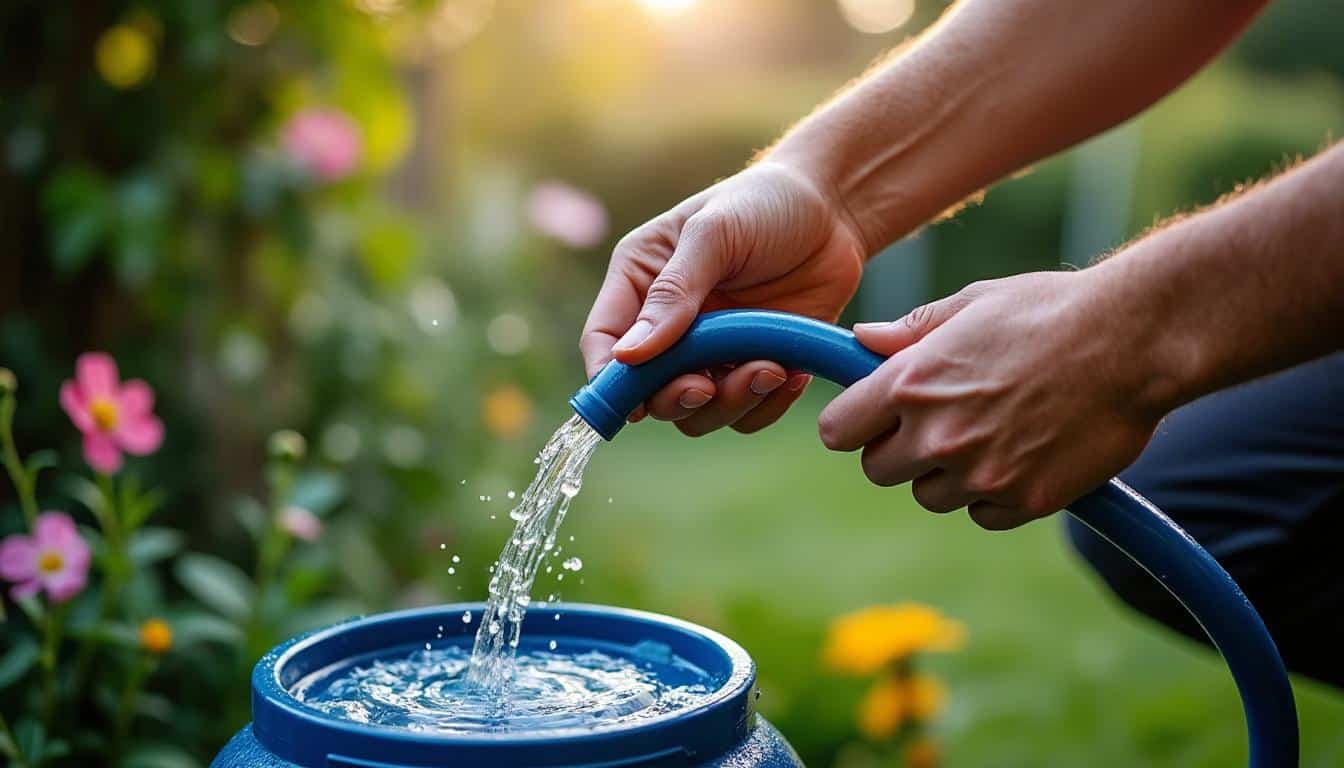 Arrosage récup avec tuyau, raccordement et étanchéité : guide complet