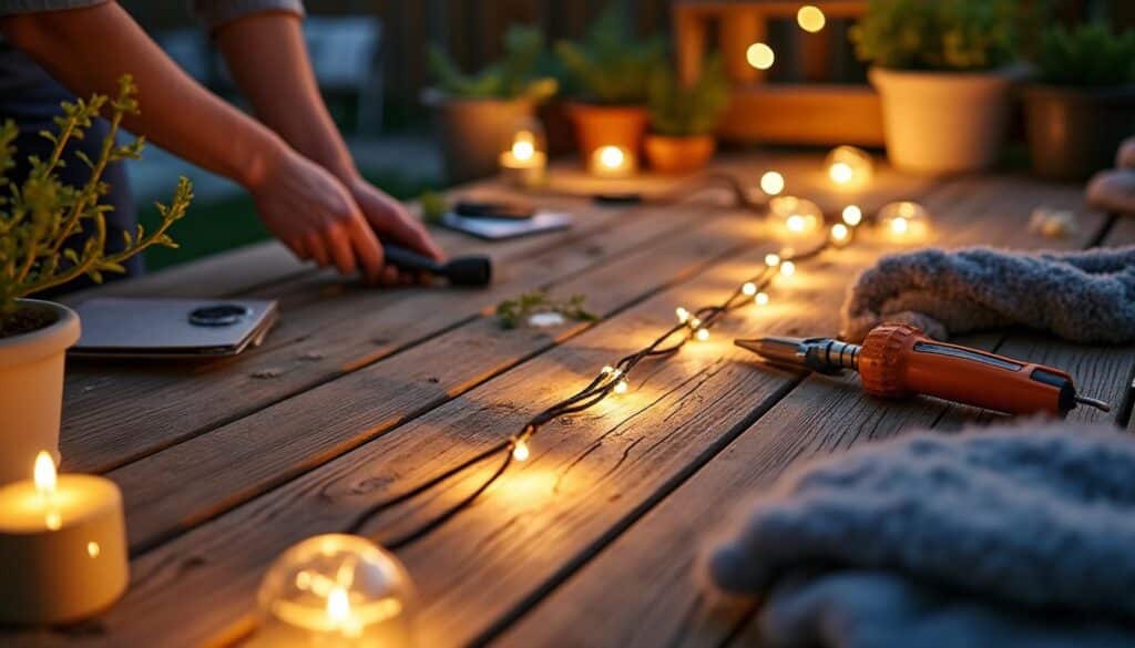 Installation facile d’un éclairage terrasse : astuces et étapes