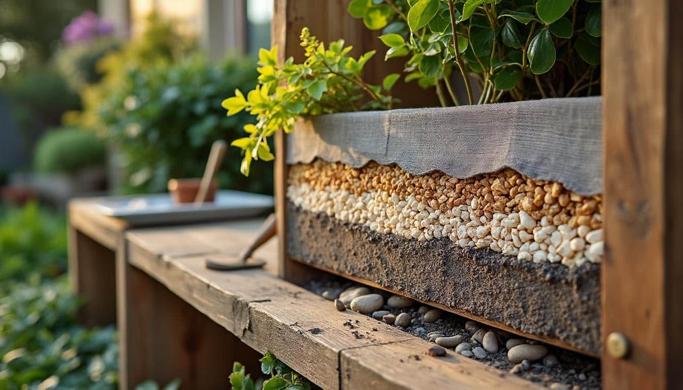 Illustration: Les matériaux adaptés pour construire et protéger une jardinière en bois