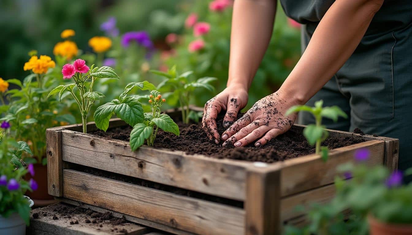 Illustration: Pourquoi opter pour une jardinière en bois pour vos plantations ?