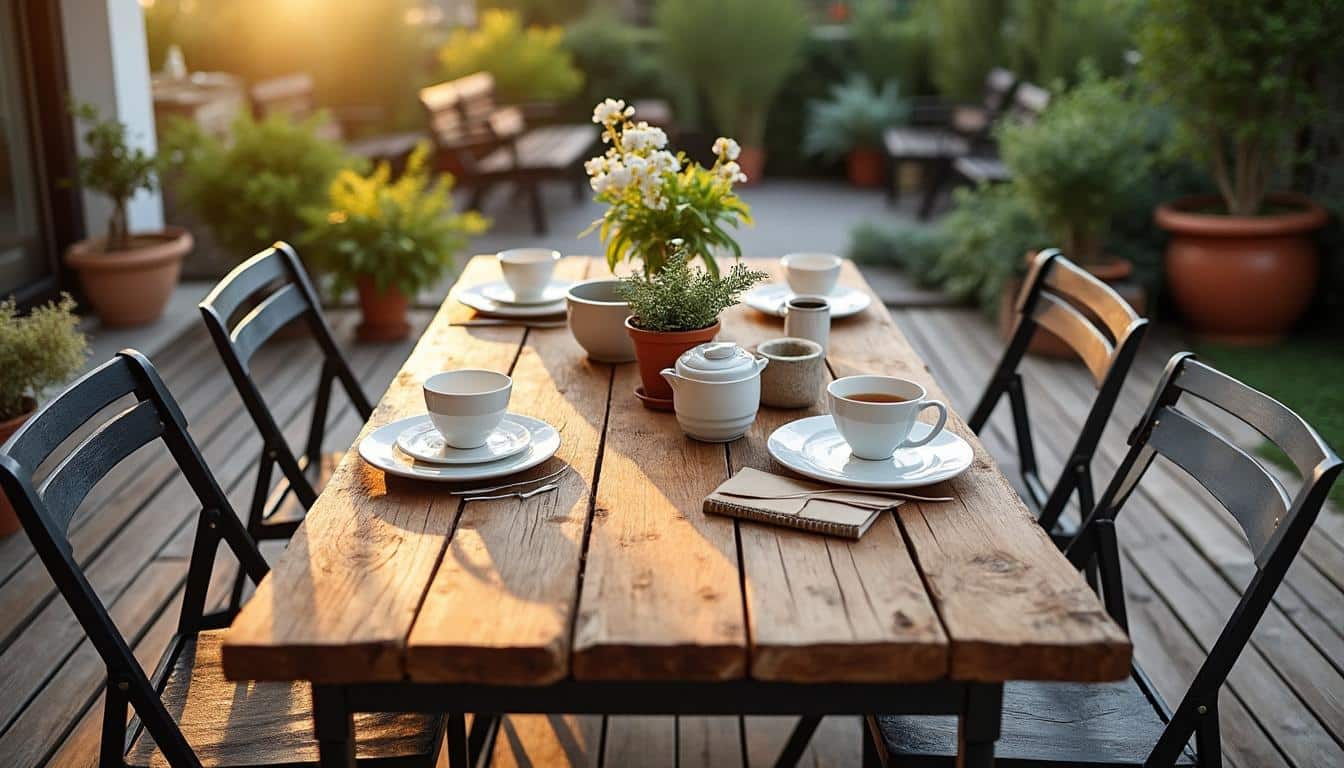 Illustration: Comprendre le touret : un mobilier industriel réinventé pour l’extérieur