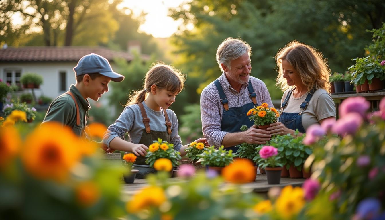 Illustration: Qui est la jardinerie familiale derrière le décor et jardin à Champenoux ?