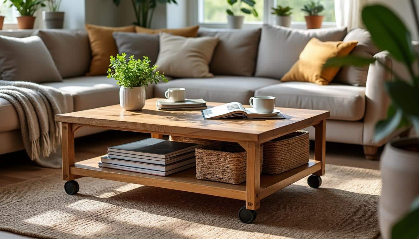 Illustration: Comment transformer un touret en mobilier fonctionnel et esthétique