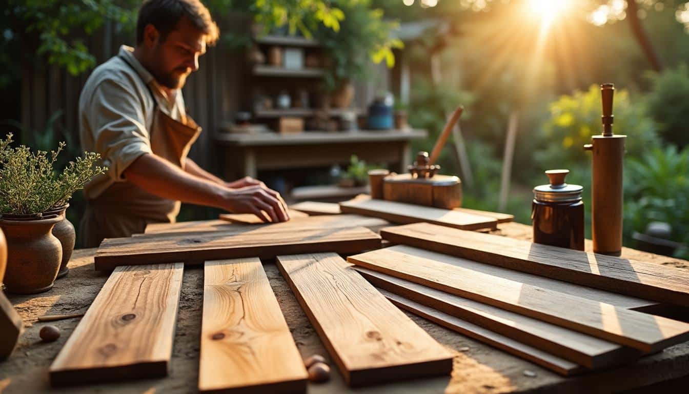 Illustration: Bien choisir le bois et les matériaux pour une table d’extérieur durable
