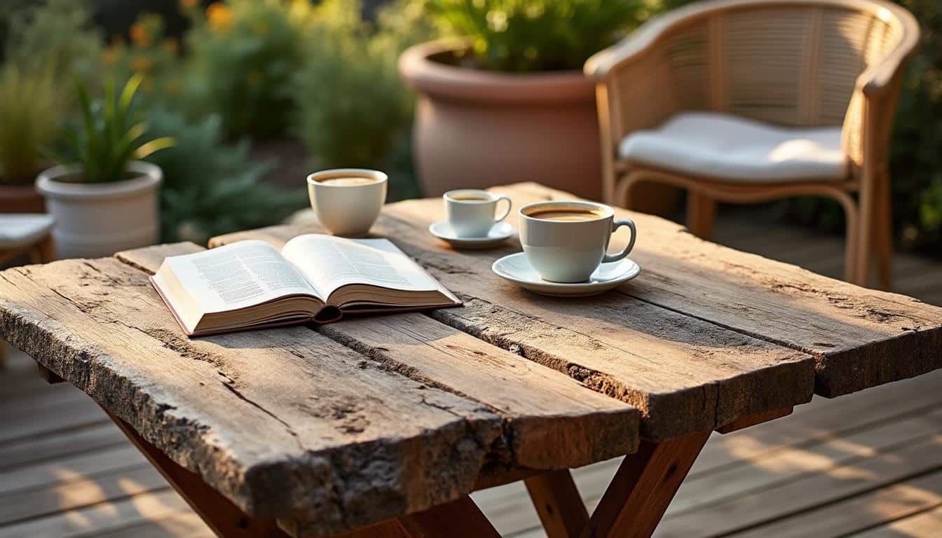 Table en touret bois : guide pour un meuble original et durable