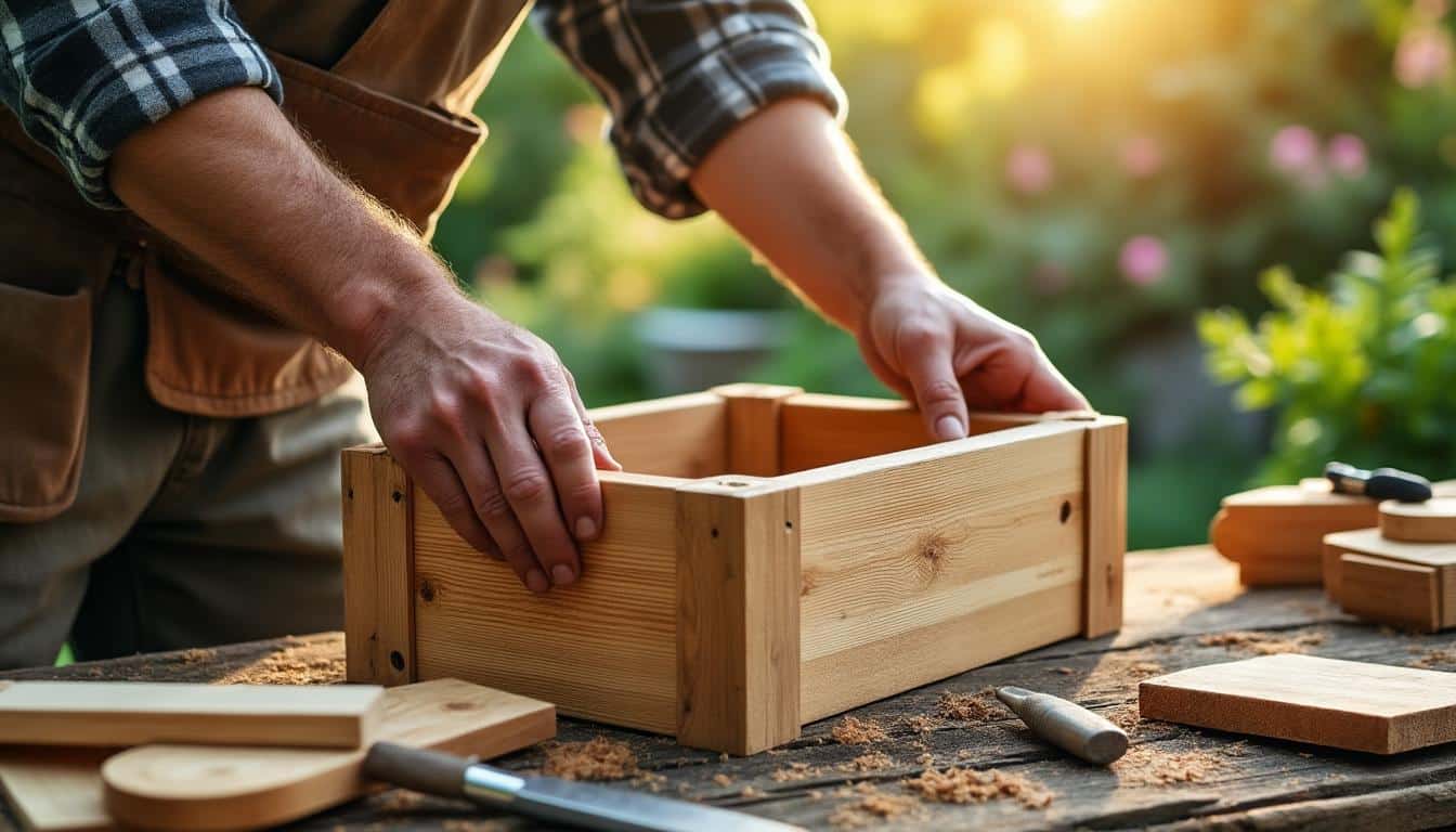 Illustration: Pourquoi choisir de fabriquer une jardinière en bois pour son espace vert ?