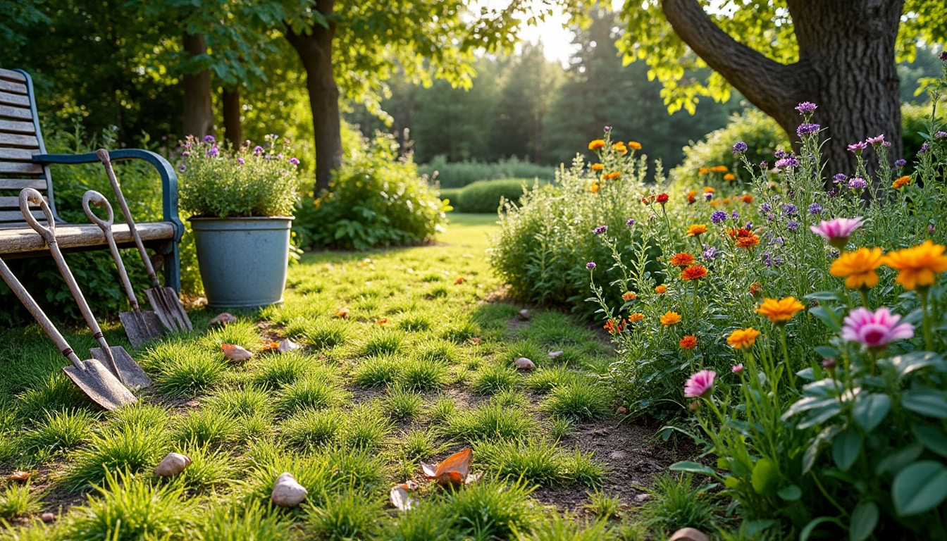 Illustration: Découvrir le charme du décor du jardin dans la commune de Champenoux