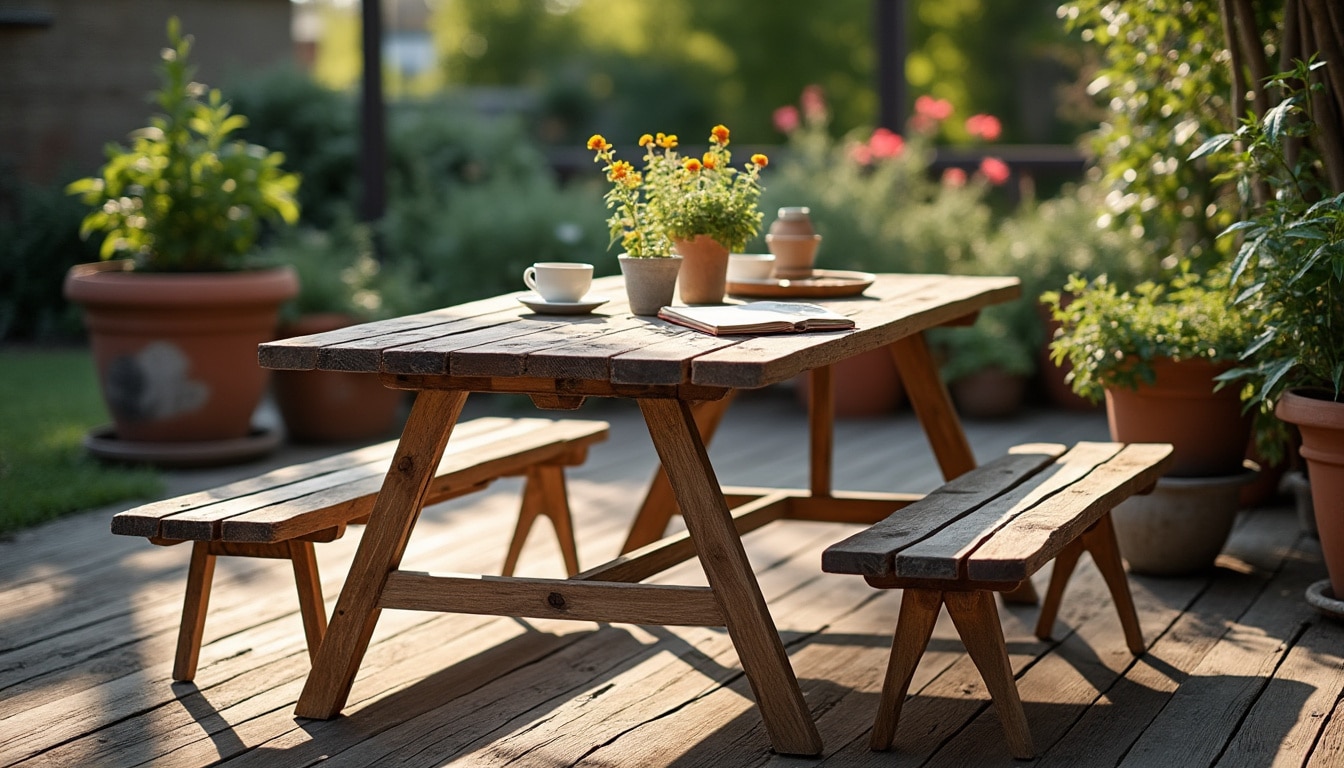 Touret en table : guide pratique pour un mobilier original et écolo
