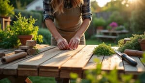 Fabriquer une table en bois pour extérieur : guide complet et conseils