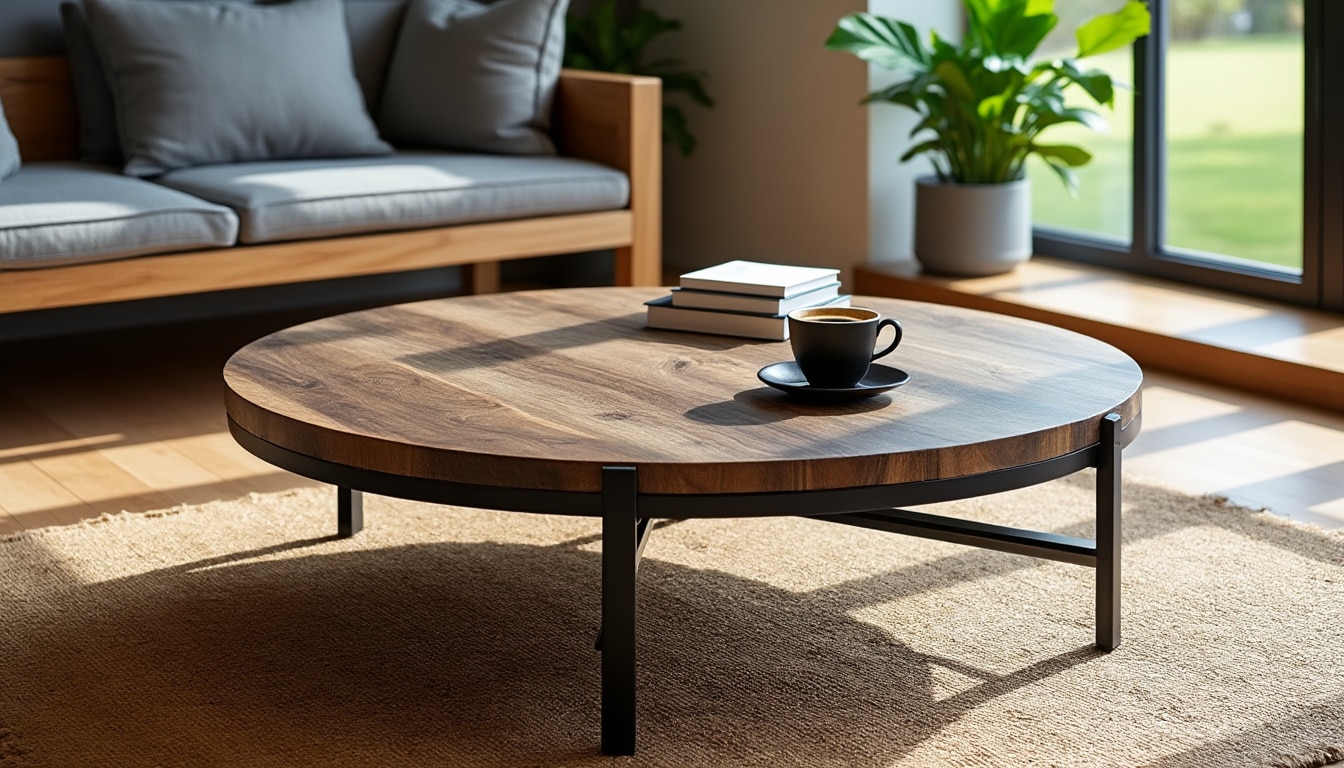 Table touret industriel : meuble robuste au charme vintage