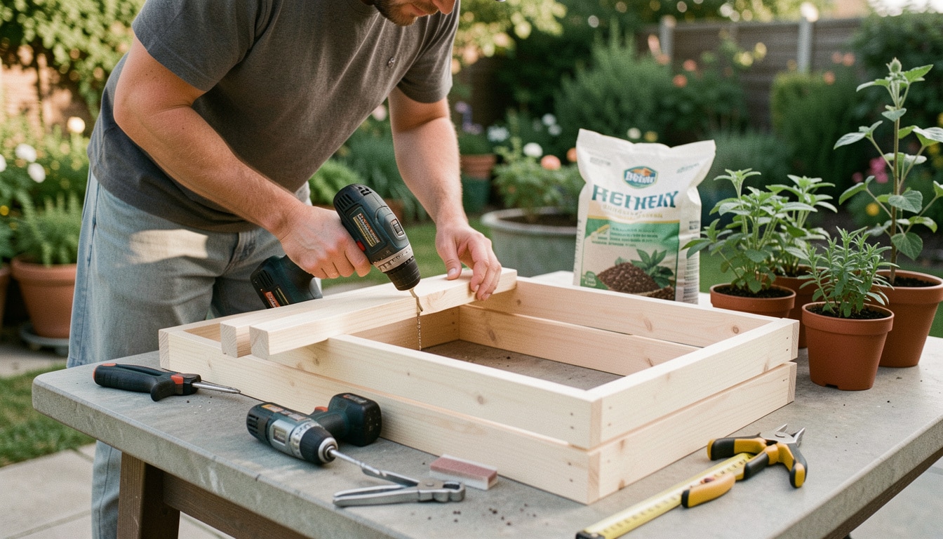 Fabriquer une jardinière en bois pas à pas