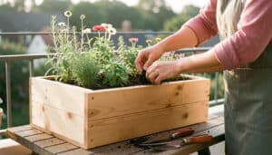Fabriquer une jardinière en bois pour balcon ou jardin