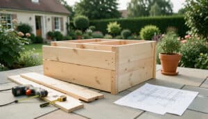 Plan de jardinière en bois : dimensions et montage