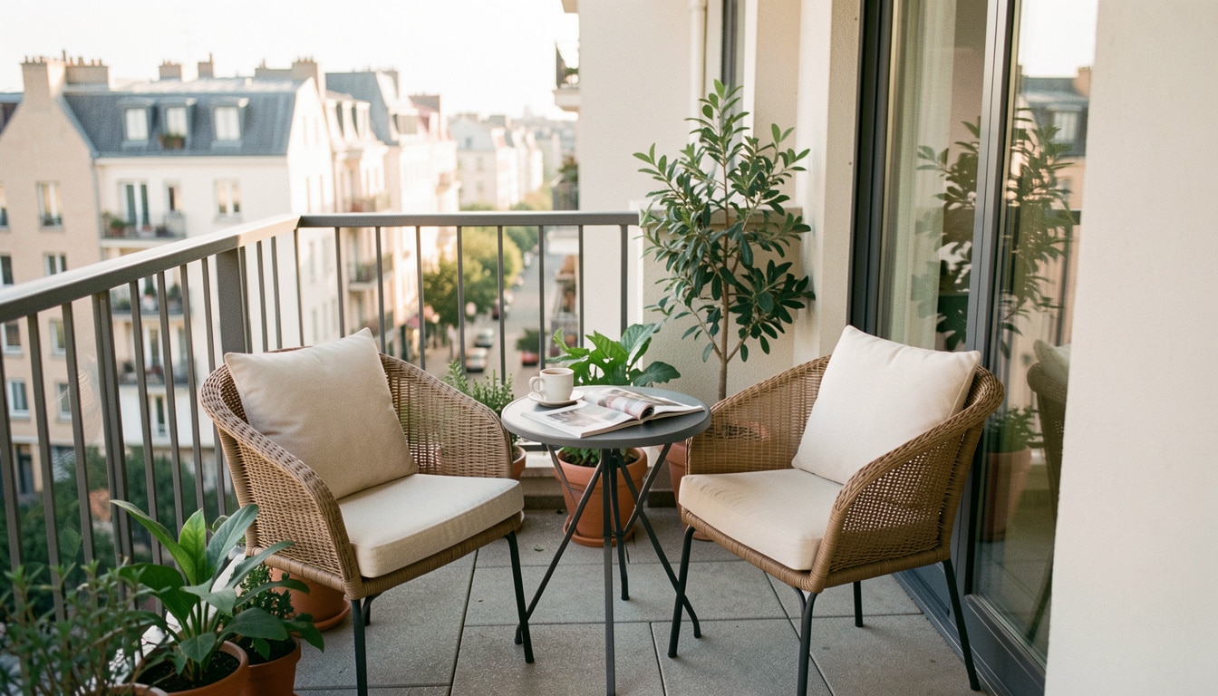 Petit salon de jardin pour balcon : bien le choisir
