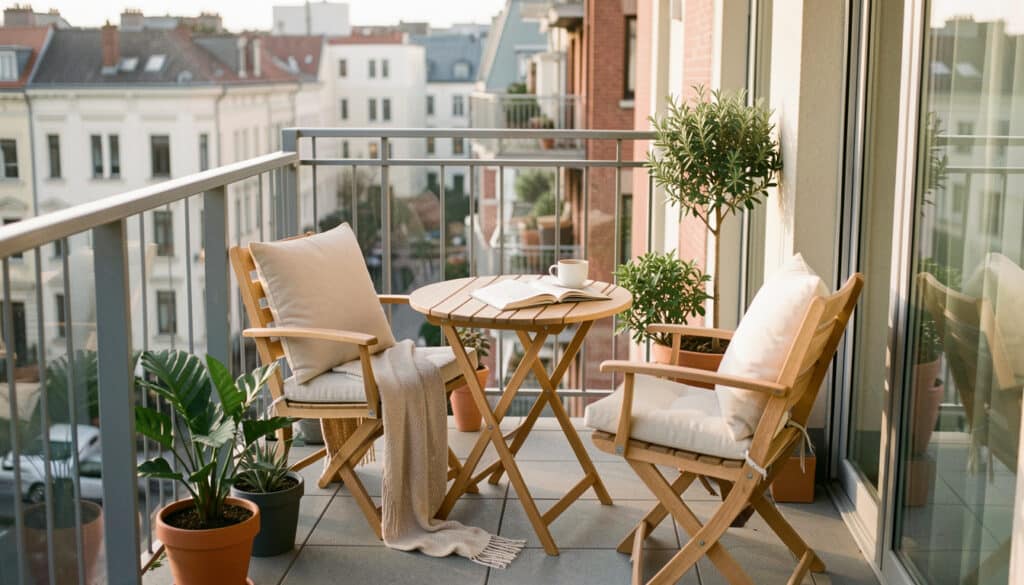 Choisir un salon de jardin pour un petit balcon